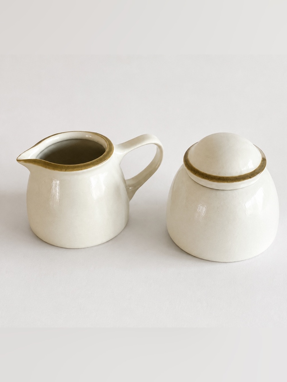 DANSK Santiago Stoneware Sugar and Creamer Set